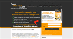 Desktop Screenshot of gestion-epi.com