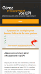 Mobile Screenshot of gestion-epi.com